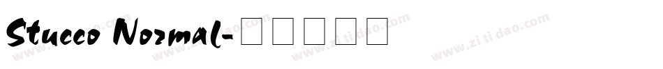 Stucco Normal字体转换